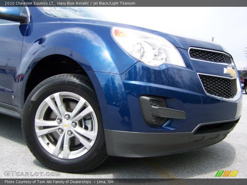 Navy Blue Metallic / Jet Black/Light Titanium 2010 Chevrolet Equinox LT
