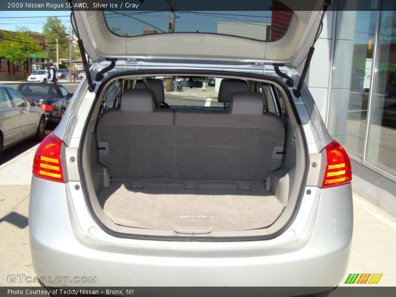 Silver Ice / Gray 2009 Nissan Rogue SL AWD