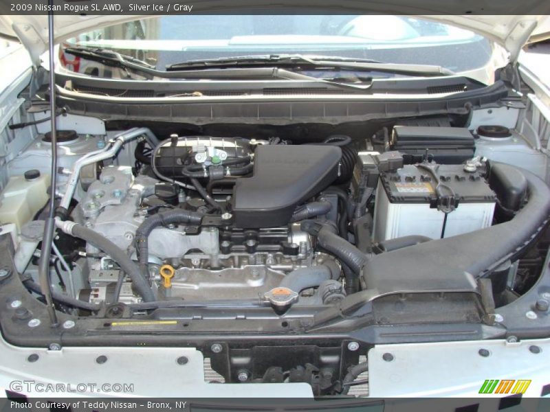 Silver Ice / Gray 2009 Nissan Rogue SL AWD