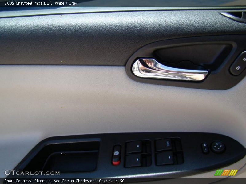 White / Gray 2009 Chevrolet Impala LT