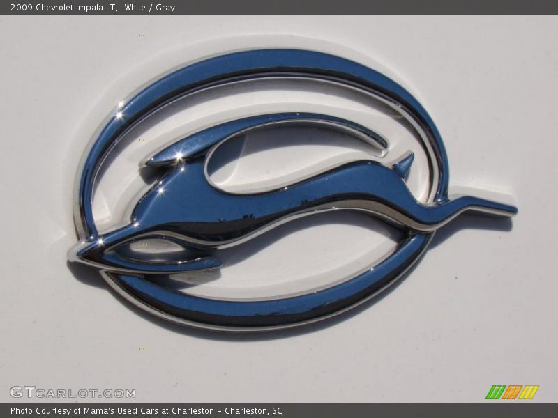 White / Gray 2009 Chevrolet Impala LT