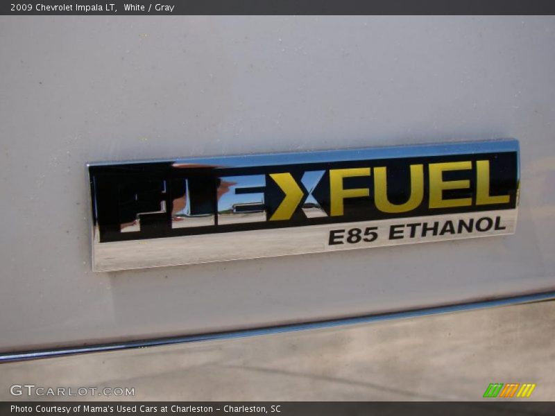 White / Gray 2009 Chevrolet Impala LT