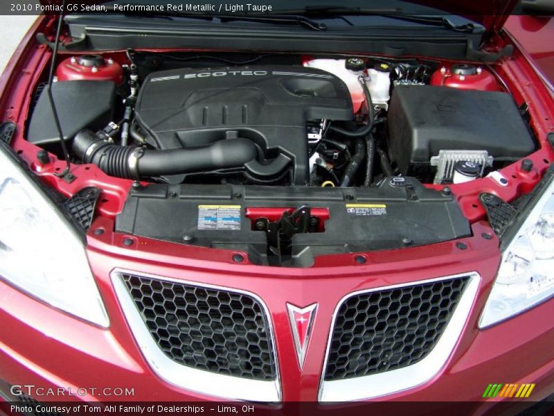 Performance Red Metallic / Light Taupe 2010 Pontiac G6 Sedan