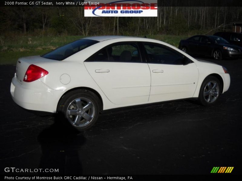Ivory White / Light Taupe 2008 Pontiac G6 GT Sedan