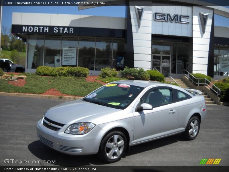 Ultra Silver Metallic / Gray 2008 Chevrolet Cobalt LT Coupe