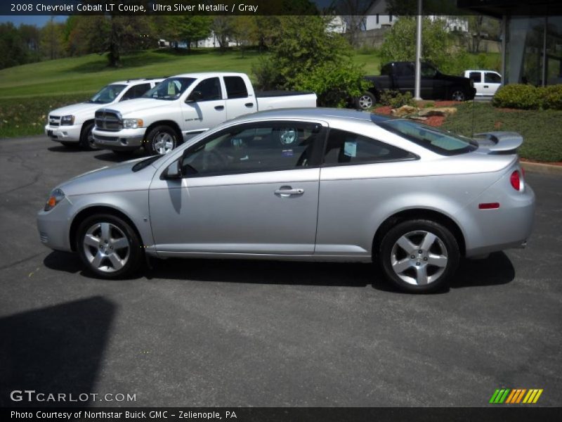 Ultra Silver Metallic / Gray 2008 Chevrolet Cobalt LT Coupe
