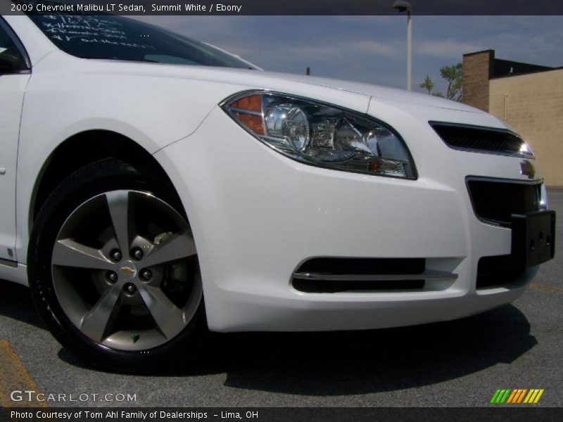 Summit White / Ebony 2009 Chevrolet Malibu LT Sedan