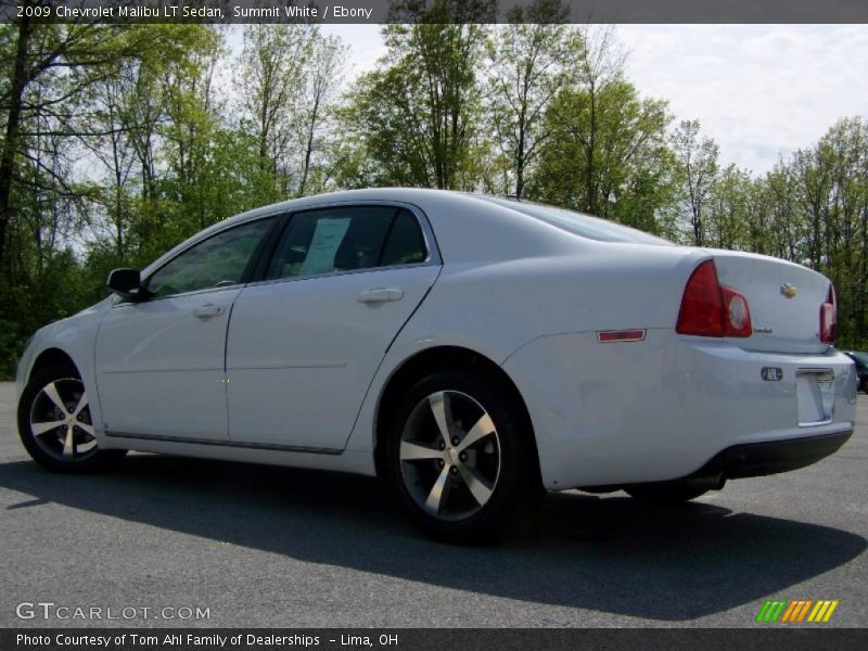 Summit White / Ebony 2009 Chevrolet Malibu LT Sedan