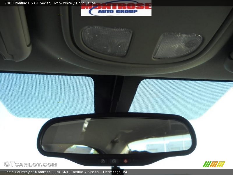 Ivory White / Light Taupe 2008 Pontiac G6 GT Sedan