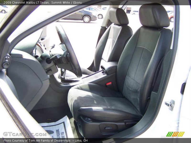 Summit White / Ebony 2009 Chevrolet Malibu LT Sedan