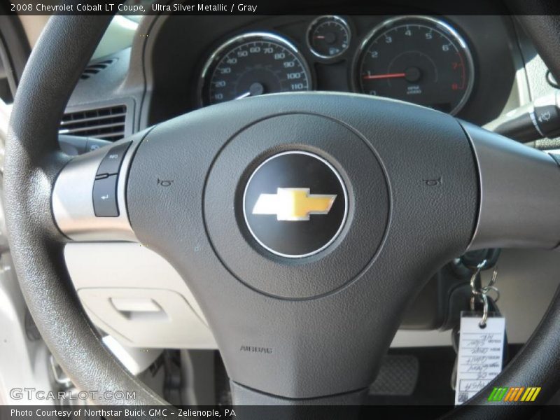 Ultra Silver Metallic / Gray 2008 Chevrolet Cobalt LT Coupe