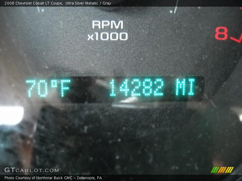 Ultra Silver Metallic / Gray 2008 Chevrolet Cobalt LT Coupe