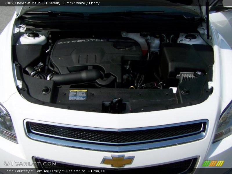 Summit White / Ebony 2009 Chevrolet Malibu LT Sedan