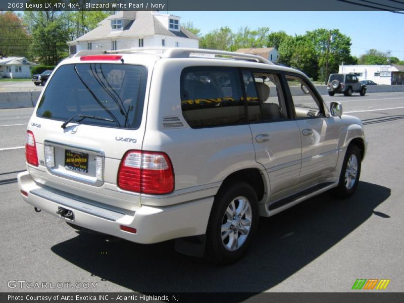 Blizzard White Pearl / Ivory 2003 Lexus LX 470 4x4