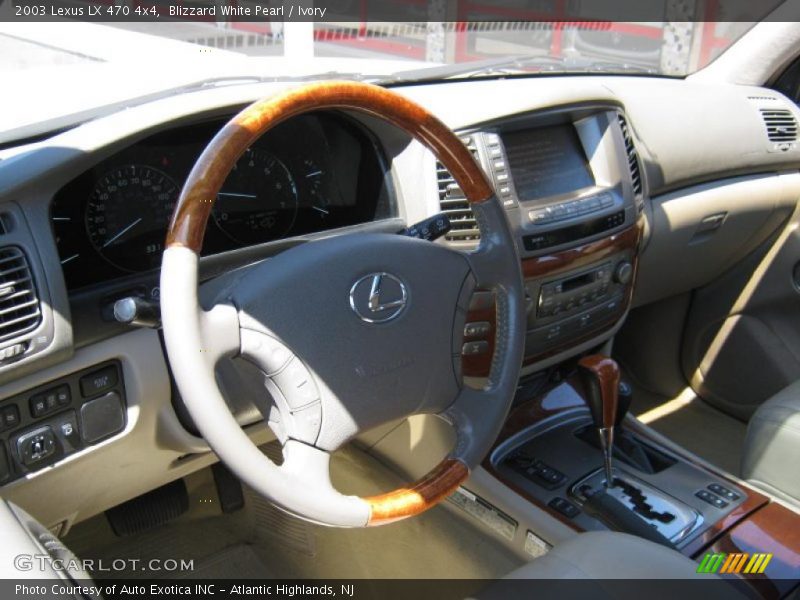 Blizzard White Pearl / Ivory 2003 Lexus LX 470 4x4