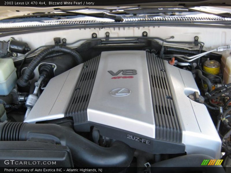 Blizzard White Pearl / Ivory 2003 Lexus LX 470 4x4