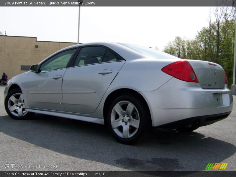Quicksilver Metallic / Ebony 2009 Pontiac G6 Sedan