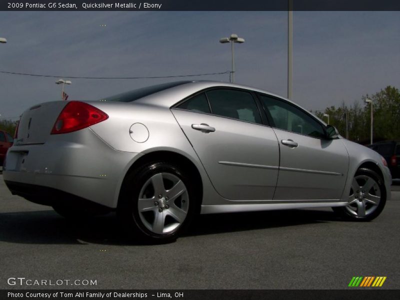 Quicksilver Metallic / Ebony 2009 Pontiac G6 Sedan