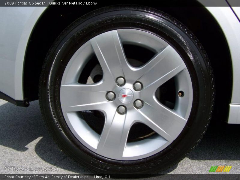 Quicksilver Metallic / Ebony 2009 Pontiac G6 Sedan