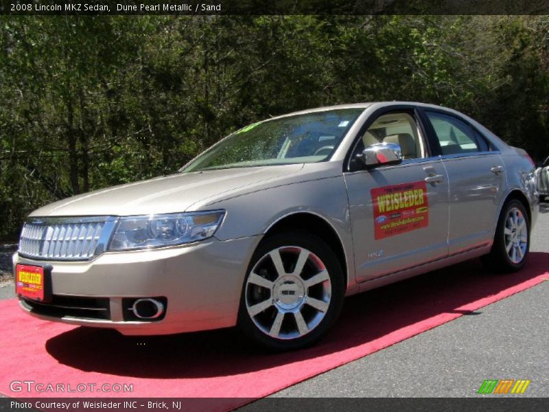 Dune Pearl Metallic / Sand 2008 Lincoln MKZ Sedan