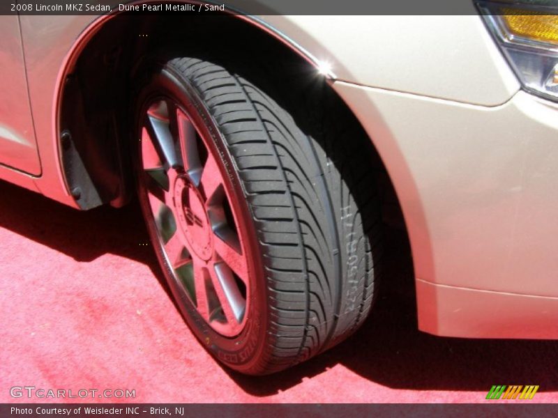 Dune Pearl Metallic / Sand 2008 Lincoln MKZ Sedan