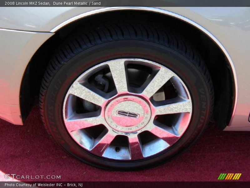 Dune Pearl Metallic / Sand 2008 Lincoln MKZ Sedan