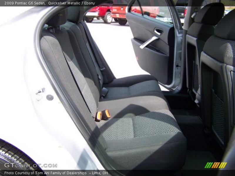 Quicksilver Metallic / Ebony 2009 Pontiac G6 Sedan