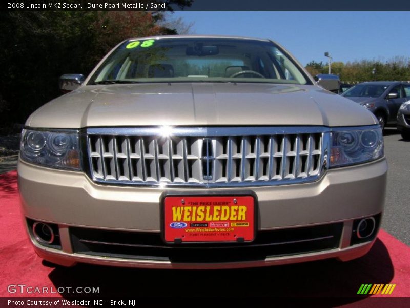 Dune Pearl Metallic / Sand 2008 Lincoln MKZ Sedan