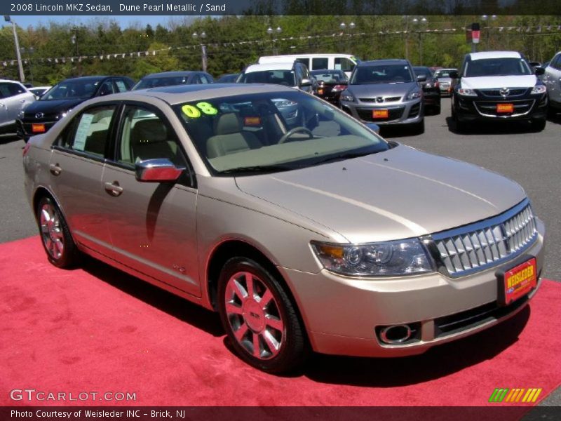 Dune Pearl Metallic / Sand 2008 Lincoln MKZ Sedan