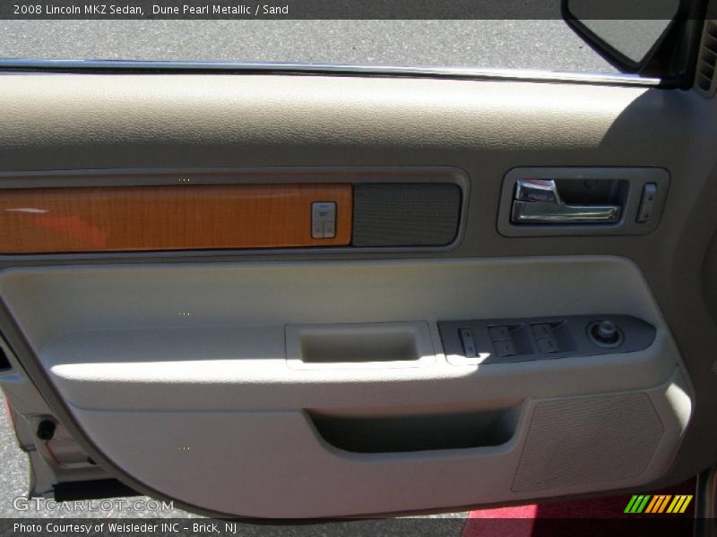 Dune Pearl Metallic / Sand 2008 Lincoln MKZ Sedan