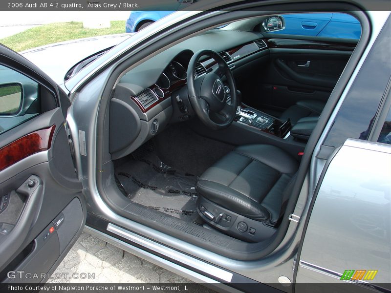 Atlas Grey / Black 2006 Audi A8 4.2 quattro