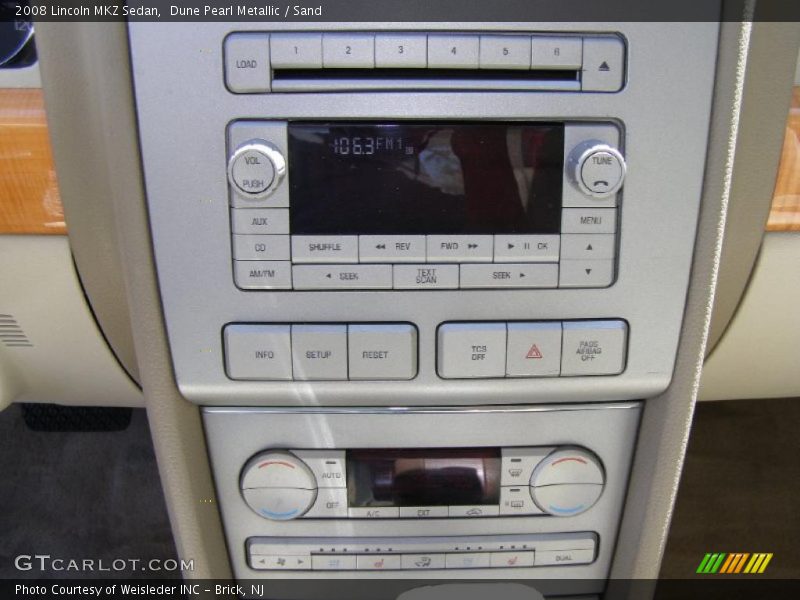 Dune Pearl Metallic / Sand 2008 Lincoln MKZ Sedan