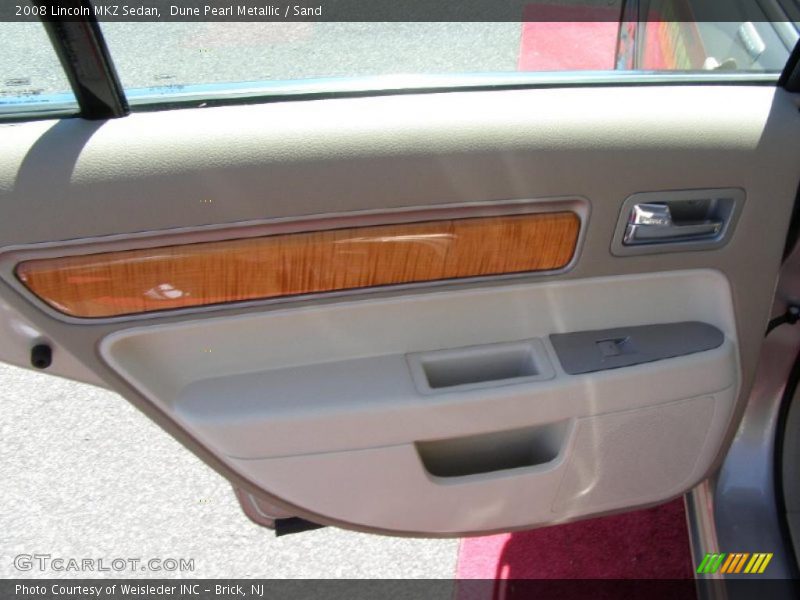 Dune Pearl Metallic / Sand 2008 Lincoln MKZ Sedan