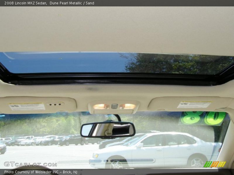Dune Pearl Metallic / Sand 2008 Lincoln MKZ Sedan