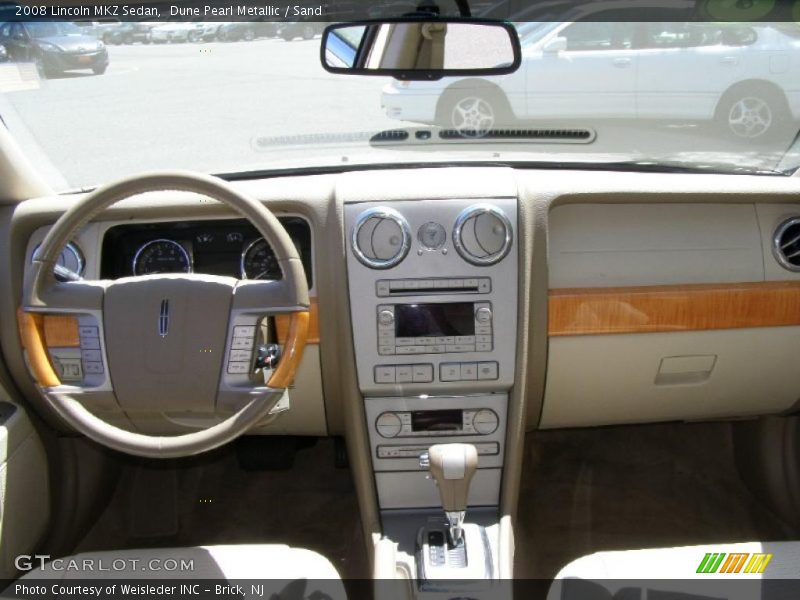 Dune Pearl Metallic / Sand 2008 Lincoln MKZ Sedan