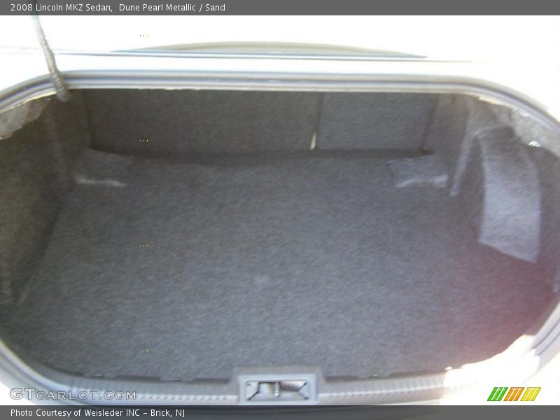 Dune Pearl Metallic / Sand 2008 Lincoln MKZ Sedan