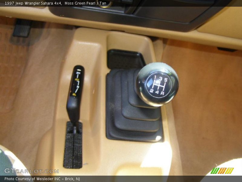 Moss Green Pearl / Tan 1997 Jeep Wrangler Sahara 4x4