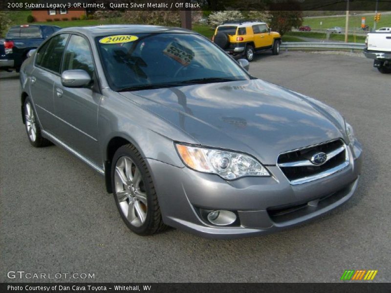 Quartz Silver Metallic / Off Black 2008 Subaru Legacy 3.0R Limited