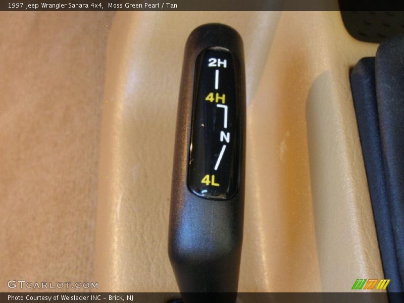 Moss Green Pearl / Tan 1997 Jeep Wrangler Sahara 4x4