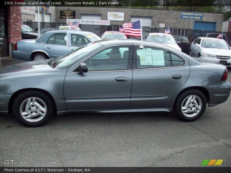 Graystone Metallic / Dark Pewter 2005 Pontiac Grand Am SE Sedan