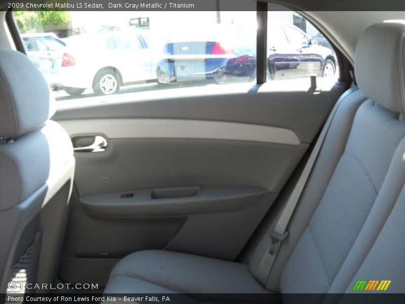 Dark Gray Metallic / Titanium 2009 Chevrolet Malibu LS Sedan