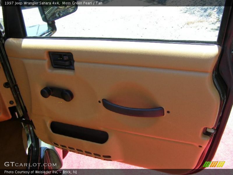 Moss Green Pearl / Tan 1997 Jeep Wrangler Sahara 4x4