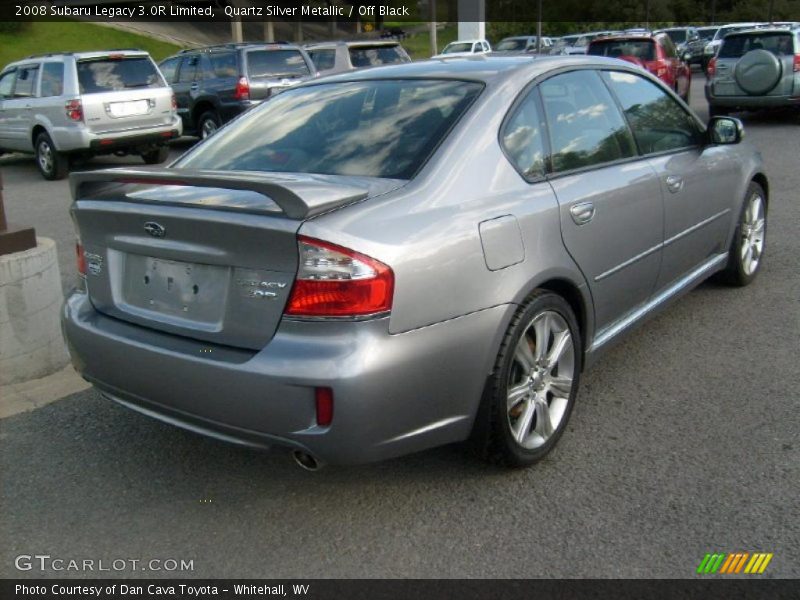 Quartz Silver Metallic / Off Black 2008 Subaru Legacy 3.0R Limited