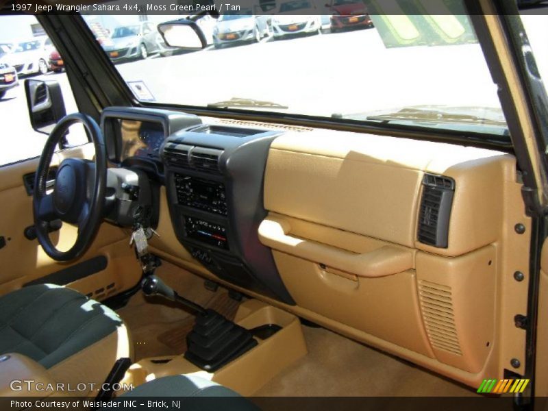 Moss Green Pearl / Tan 1997 Jeep Wrangler Sahara 4x4