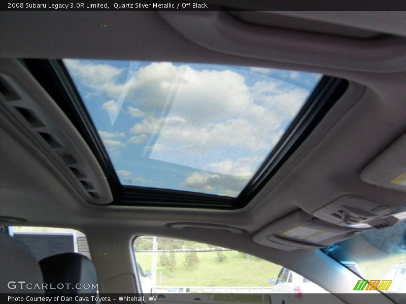 Quartz Silver Metallic / Off Black 2008 Subaru Legacy 3.0R Limited