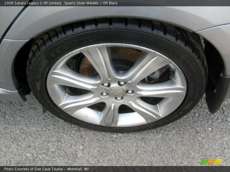Quartz Silver Metallic / Off Black 2008 Subaru Legacy 3.0R Limited