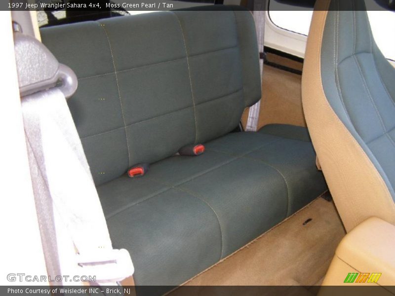 Moss Green Pearl / Tan 1997 Jeep Wrangler Sahara 4x4