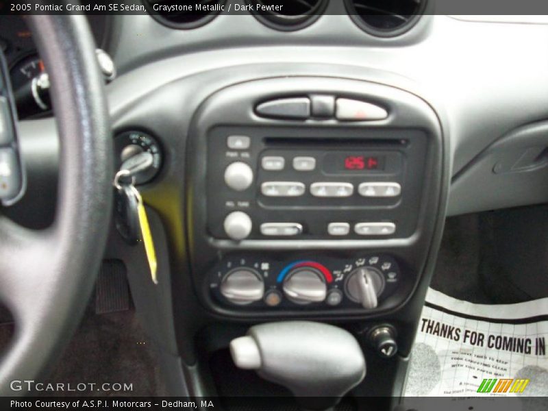 Graystone Metallic / Dark Pewter 2005 Pontiac Grand Am SE Sedan