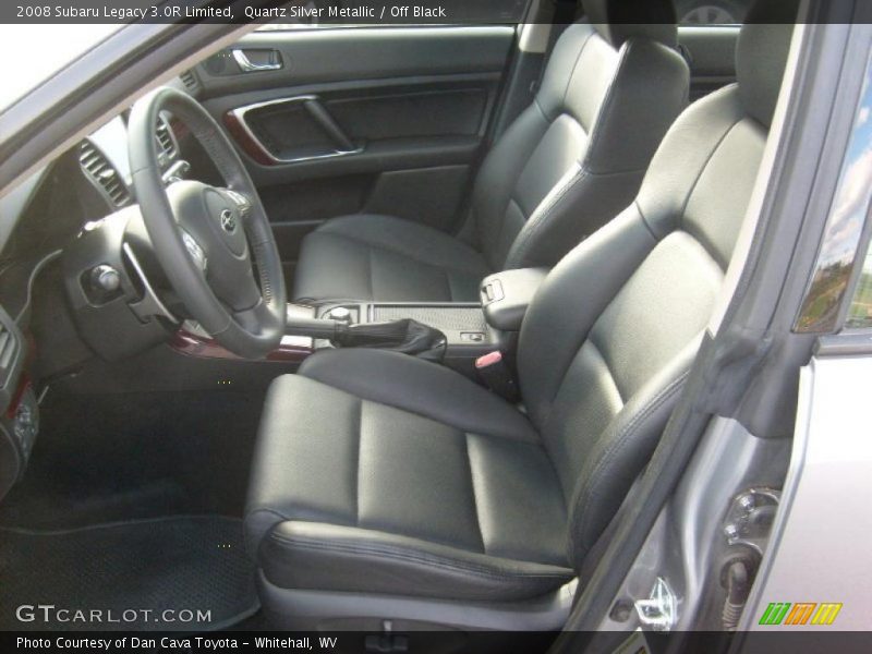 Quartz Silver Metallic / Off Black 2008 Subaru Legacy 3.0R Limited