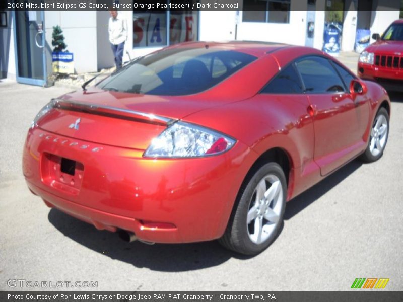 Sunset Orange Pearlescent / Dark Charcoal 2006 Mitsubishi Eclipse GS Coupe